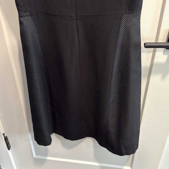 Ann Taylor Black Textured Midi Dress - Picture 9 of 11
